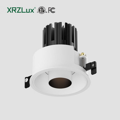 XRZLux Ceiling Spotlight Adjustable Round Recessed Dimmable LED Ceiling Down Light 15W LED COB Downlight For Home Hotel