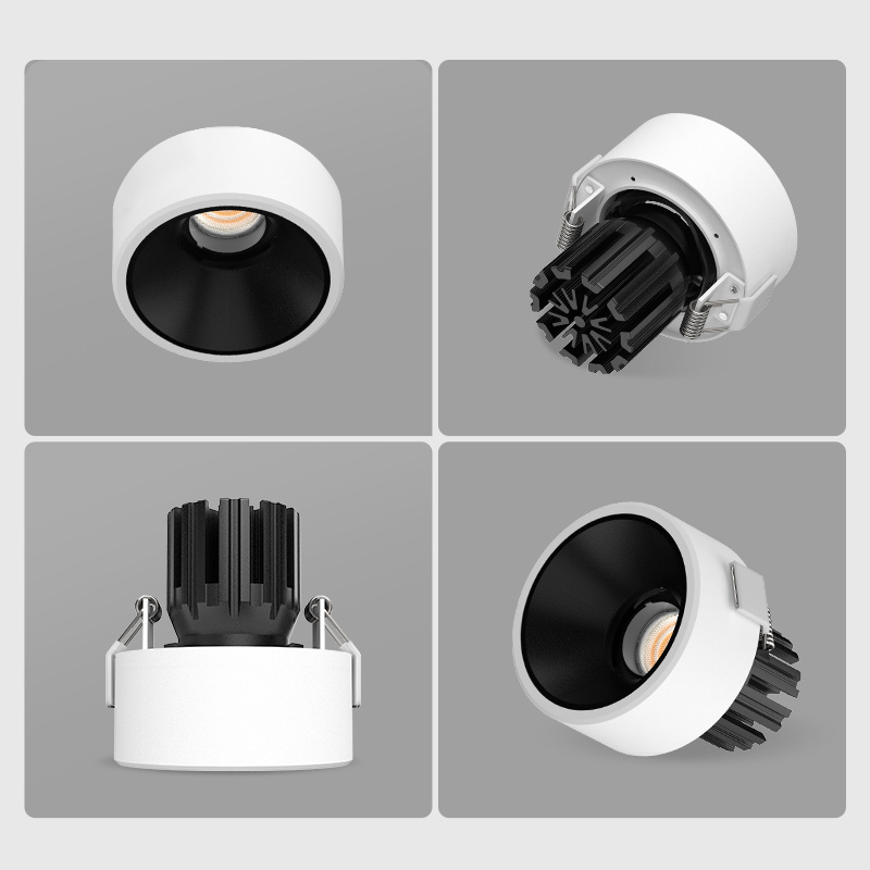 XRZLux ETL Downlight 15W Adjustable LED Spotlights Aluminum Anti-glare Ceiling Spotlights Recessed Dimmable Ceiling Down Light