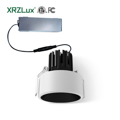 XRZLux ETL Downlight 15W Adjustable LED Spotlights Aluminum Anti-glare Ceiling Spotlights Recessed Dimmable Ceiling Down Light