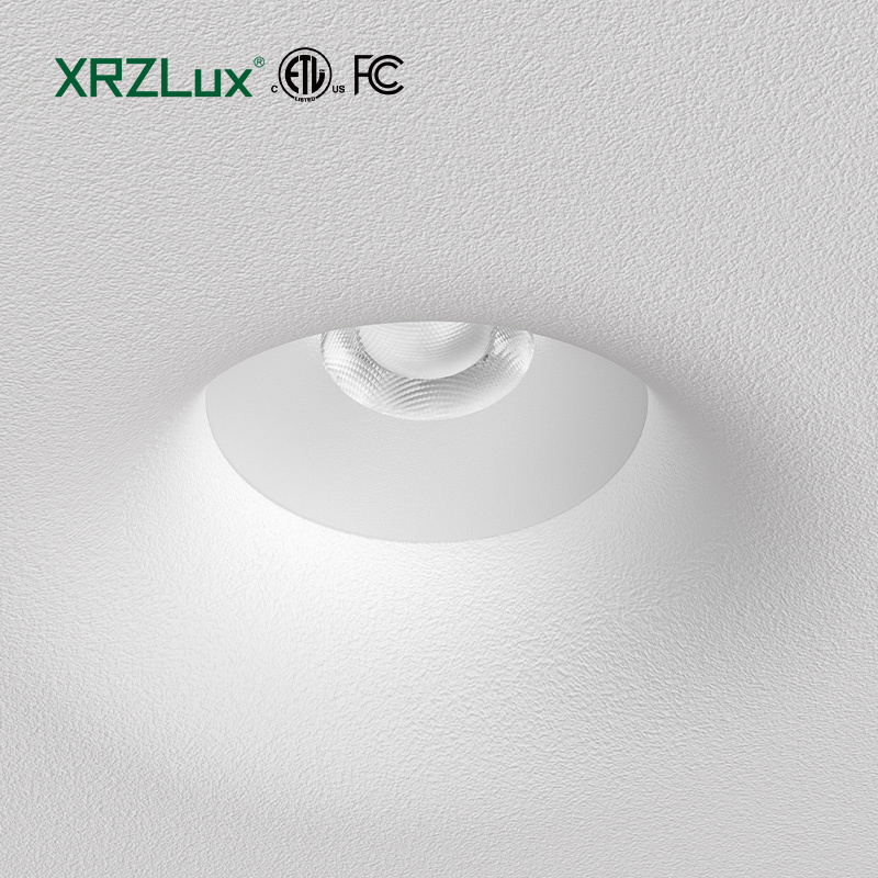 XRZLux 10W Borderless Gypsum Downlight Square LED Ceiling Lamp Recessed LED COB Spotlight Indoor Lighting AC110V-240V Hot Sale