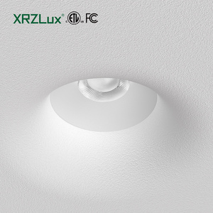 XRZLux 10W Borderless Gypsum Downlight Square LED Ceiling Lamp Recessed LED COB Spotlight Indoor Lighting AC110V-240V Hot Sale