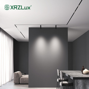 XRZLux Modern Magnetic Track Light Ceiling Led Spotlight Grille Flood Lamp DC24V Ceiling Indoor Lighting Magnet Track Spot Light