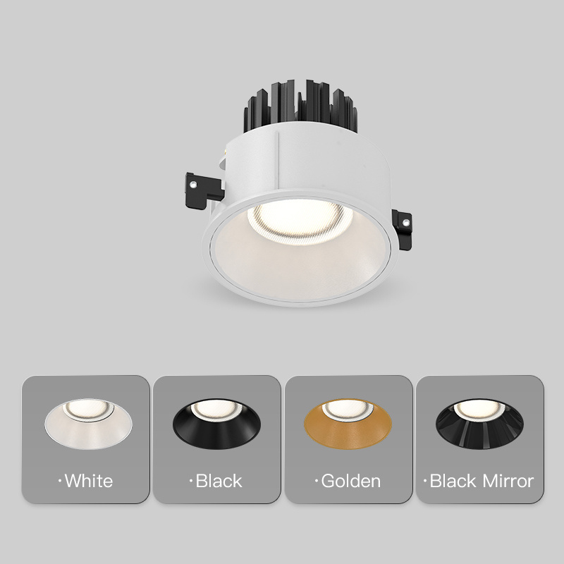 XRZLux Bathroom IP44 Led Spotlight Recessed Ceiling Lamp 8W 10W Aluminum Anti-glare Waterproof Led Downlight Indoor Lighting