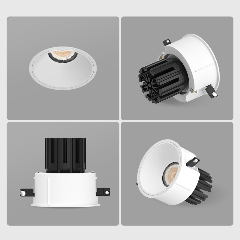 XRZLux Bathroom IP44 Led Spotlight Recessed Ceiling Lamp 8W 10W Aluminum Anti-glare Waterproof Led Downlight Indoor Lighting