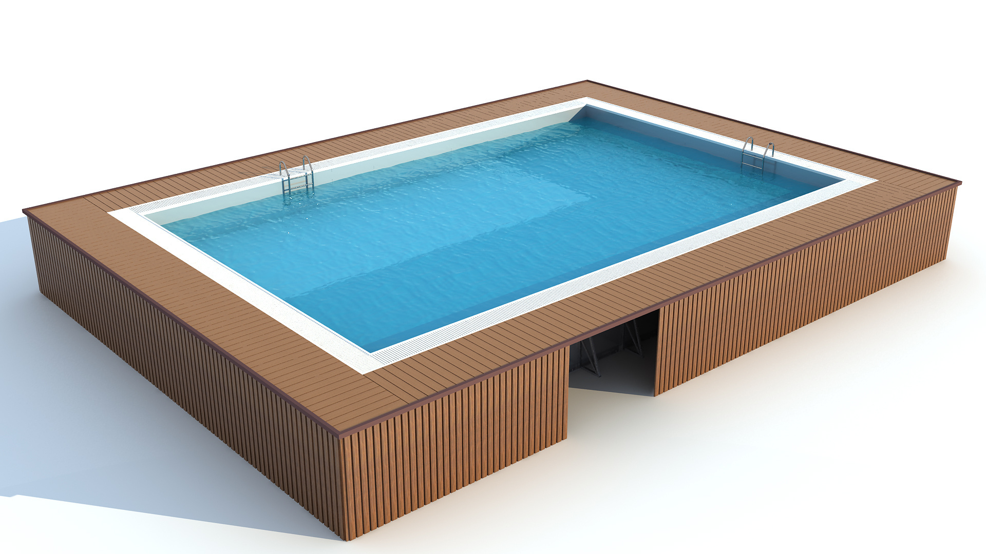 Stock tank in ground stainless steel swimming pool