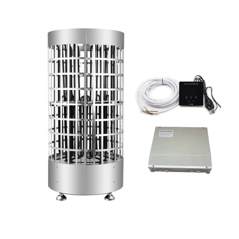 Hollow Design Spa Stainless Steel Sauna Stove Heater With Outside Control