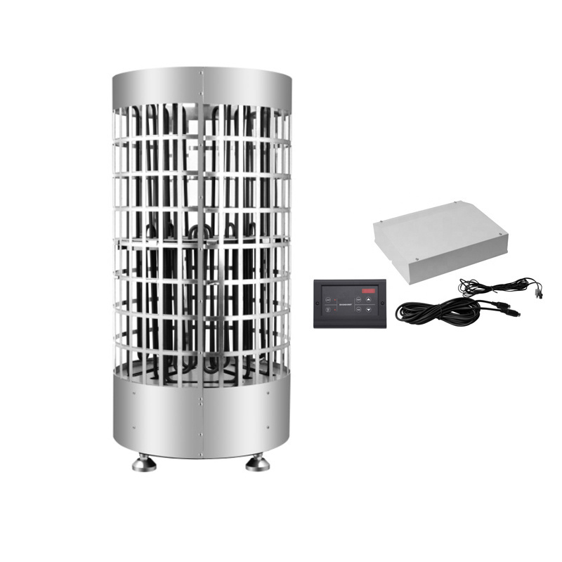 Hollow Design Spa Stainless Steel Sauna Stove Heater With Outside Control