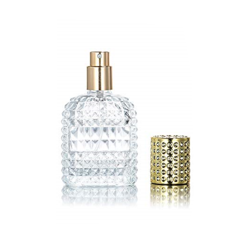 50ml 100ml empty perfume bottle packaging pineapple shape clear glass perfume bottle with box and customized cap