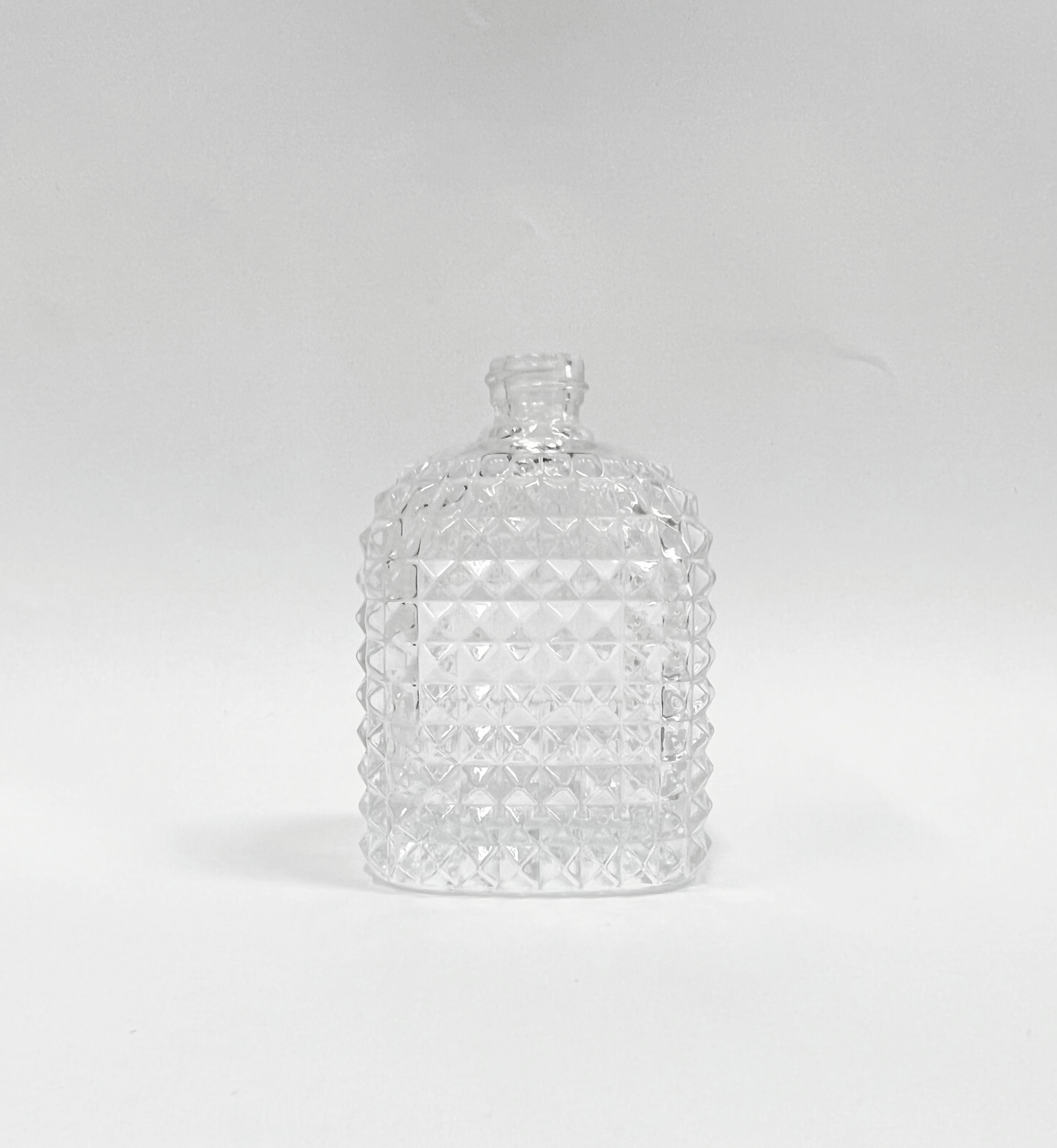 50ml 100ml empty perfume bottle packaging pineapple shape clear glass perfume bottle with box and customized cap