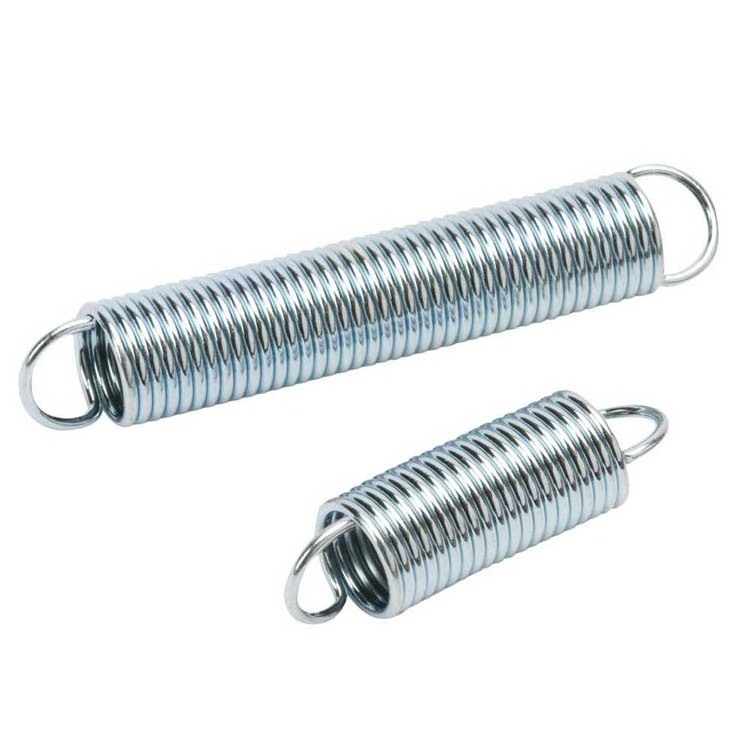 Customized extension spring with ends hooks stainless steel