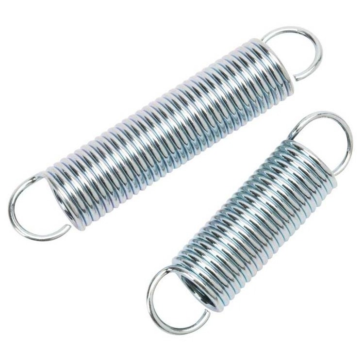 Customized extension spring with ends hooks stainless steel