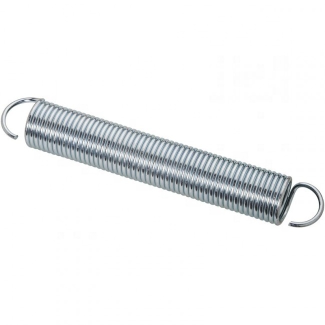 China bouncy stainless steel extension spring dual hook tension spring 20g 22g