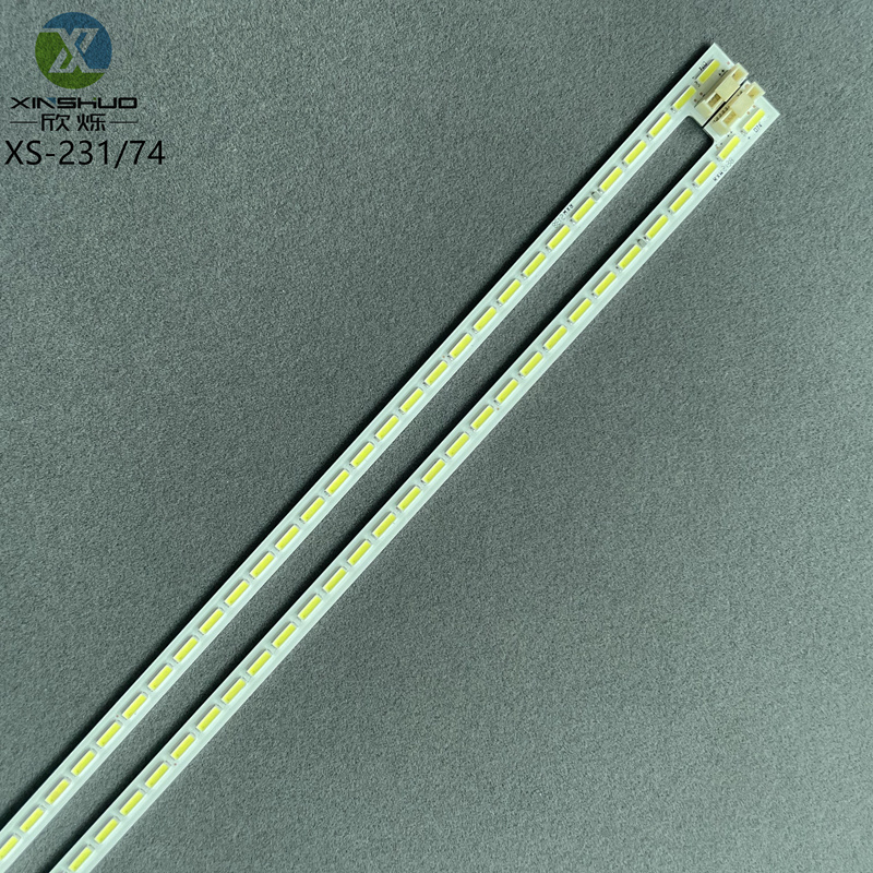 LED Edge Light 55_74+74_7020PCT_D7T_R/L_37S2P for Arcelik A55L 9762 5B Backlight Strips TV Parts for Repair