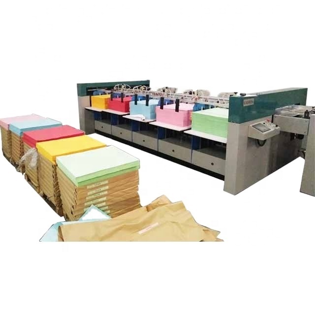 1442 NCR paper collating machine, paper sheet collator