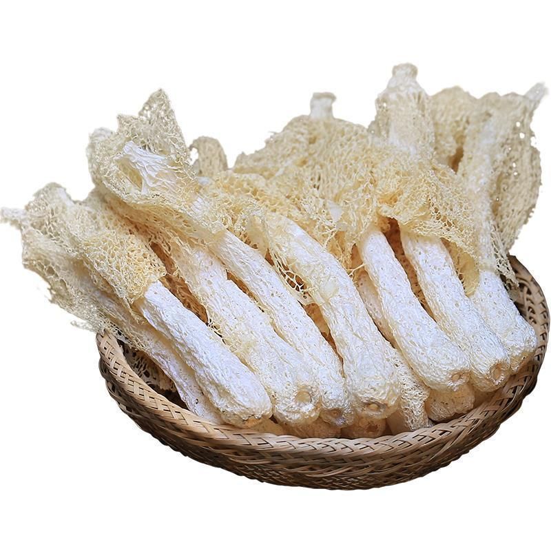 Dried Wild Dictyophora Mushroom Bamboo Fungus  50g Packaged  Chinese Soup