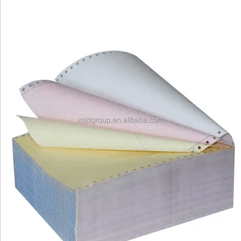 Carbonless NCR Paper 9.5*11 Inch 4 Ply Computer Continuous Form Note Paper