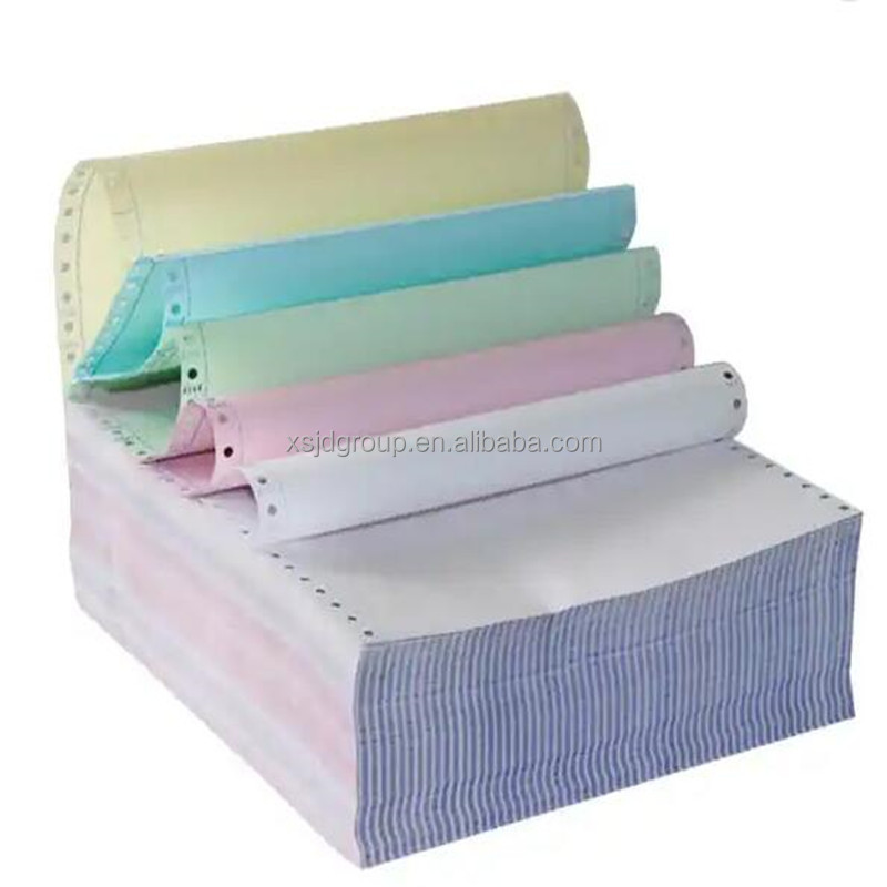 Carbonless NCR Paper 9.5*11 Inch 4 Ply Computer Continuous Form Note Paper