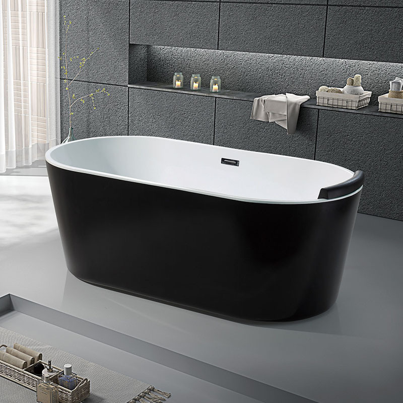 No MOQ 1800mm modern portable spa freestanding mini small bath tubs with door