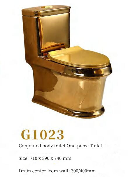 Wholesale cheap modern royal style modern water closet bathroom commode wc gold ceramic toilet for sale