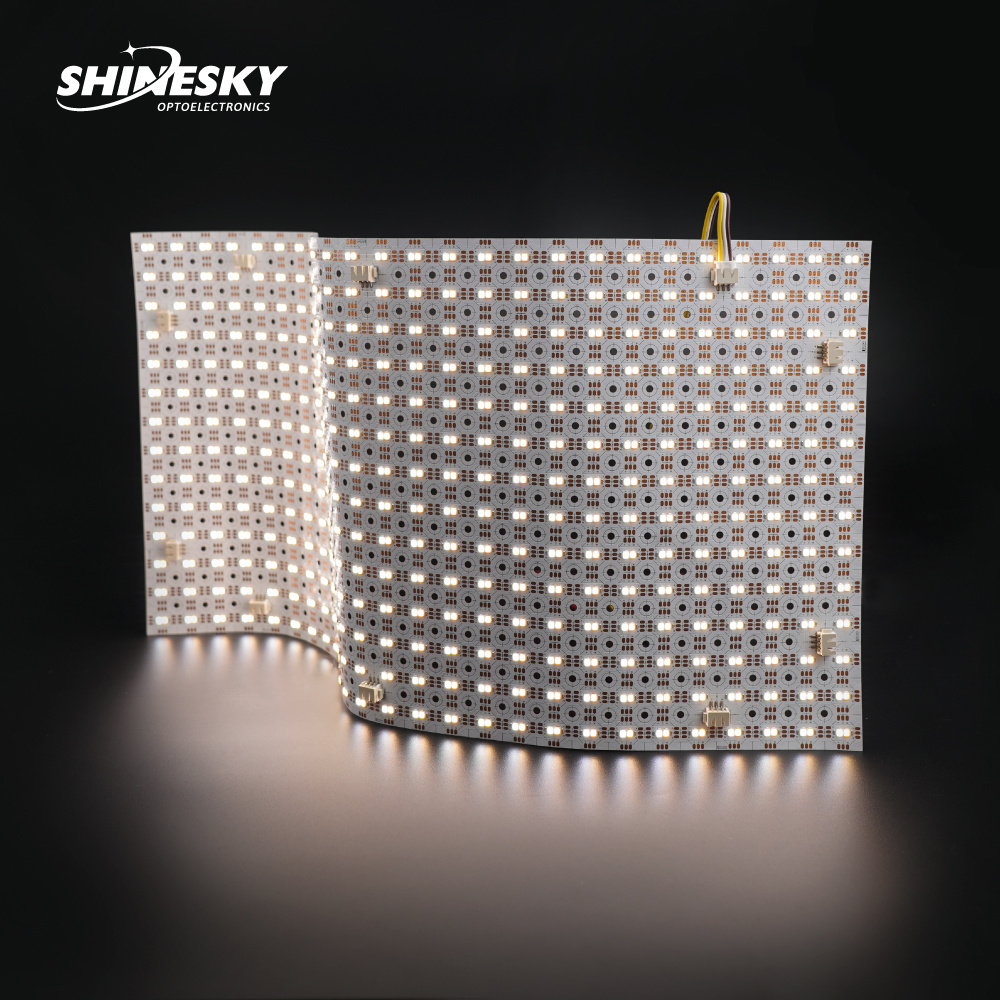 SHINESKY Manufacturer CCT LED Flex Sheet Panel Light Ultra Thin Flexibility Flexible Panel LED Light