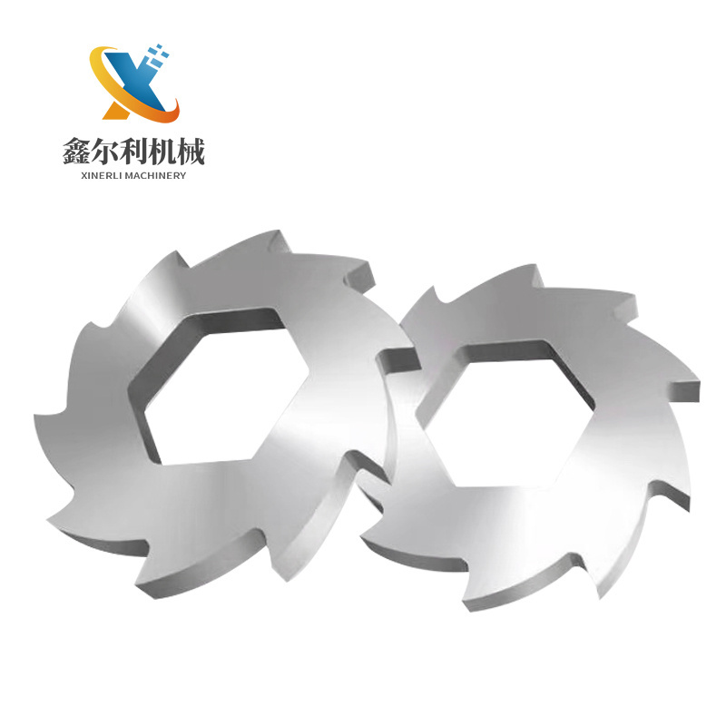 Custom split shredder blade Plastic recycling machine blade Alloy crusher blade