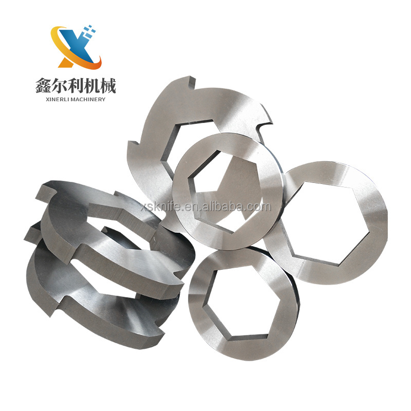 Custom split shredder blade Plastic recycling machine blade Alloy crusher blade