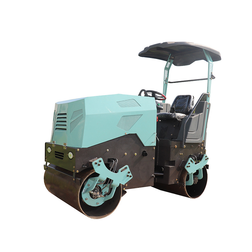 2 Ton Diesel Gasoline Hydraulic Vibrating Tandem Asphalt Compactor Road Roller