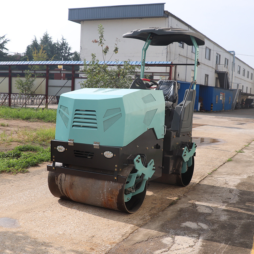 2 Ton Diesel Gasoline Hydraulic Vibrating Tandem Asphalt Compactor Road Roller