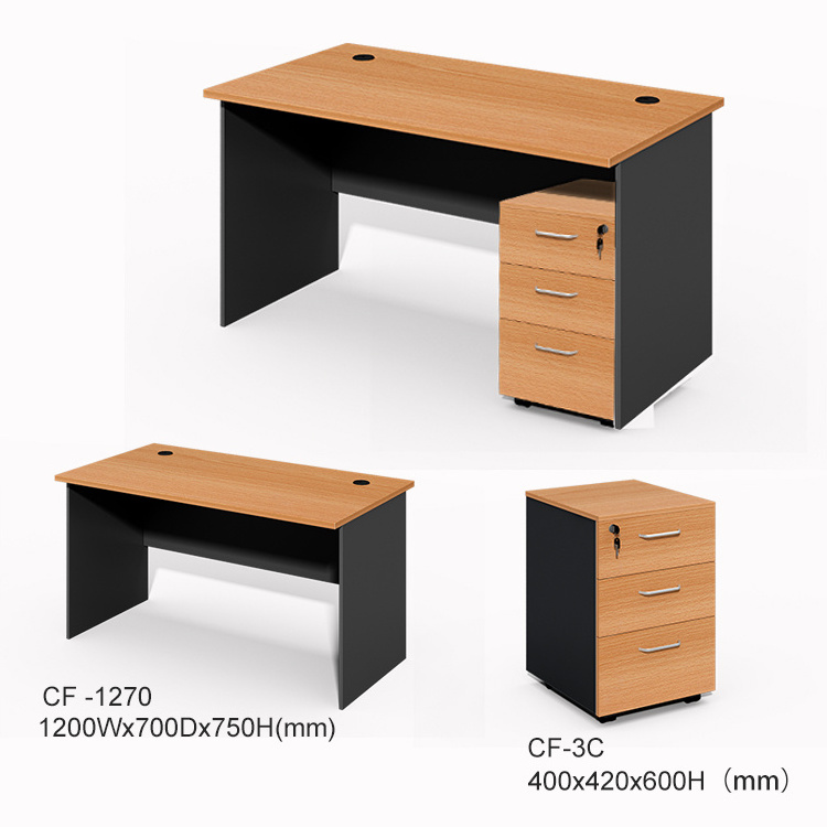 Study Desk Computer Reading Tables Cheap Office Furniture customize Color Small Reception Desk with Drawers Modern School Desk