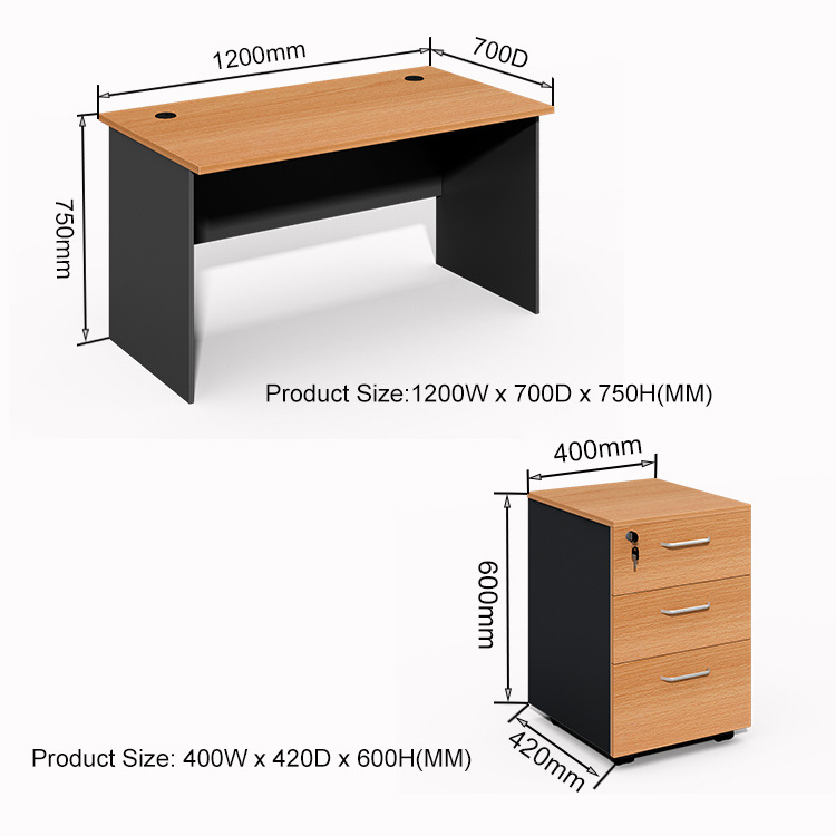 Study Desk Computer Reading Tables Cheap Office Furniture customize Color Small Reception Desk with Drawers Modern School Desk