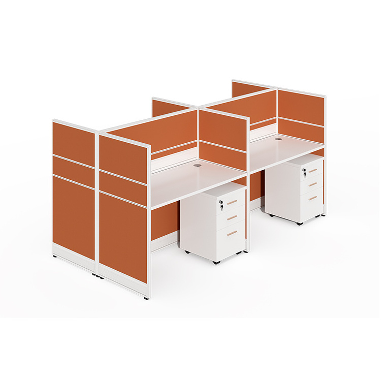 China Manufacturer Call center furniture office modular workstation partition divider work station office cubicle desk