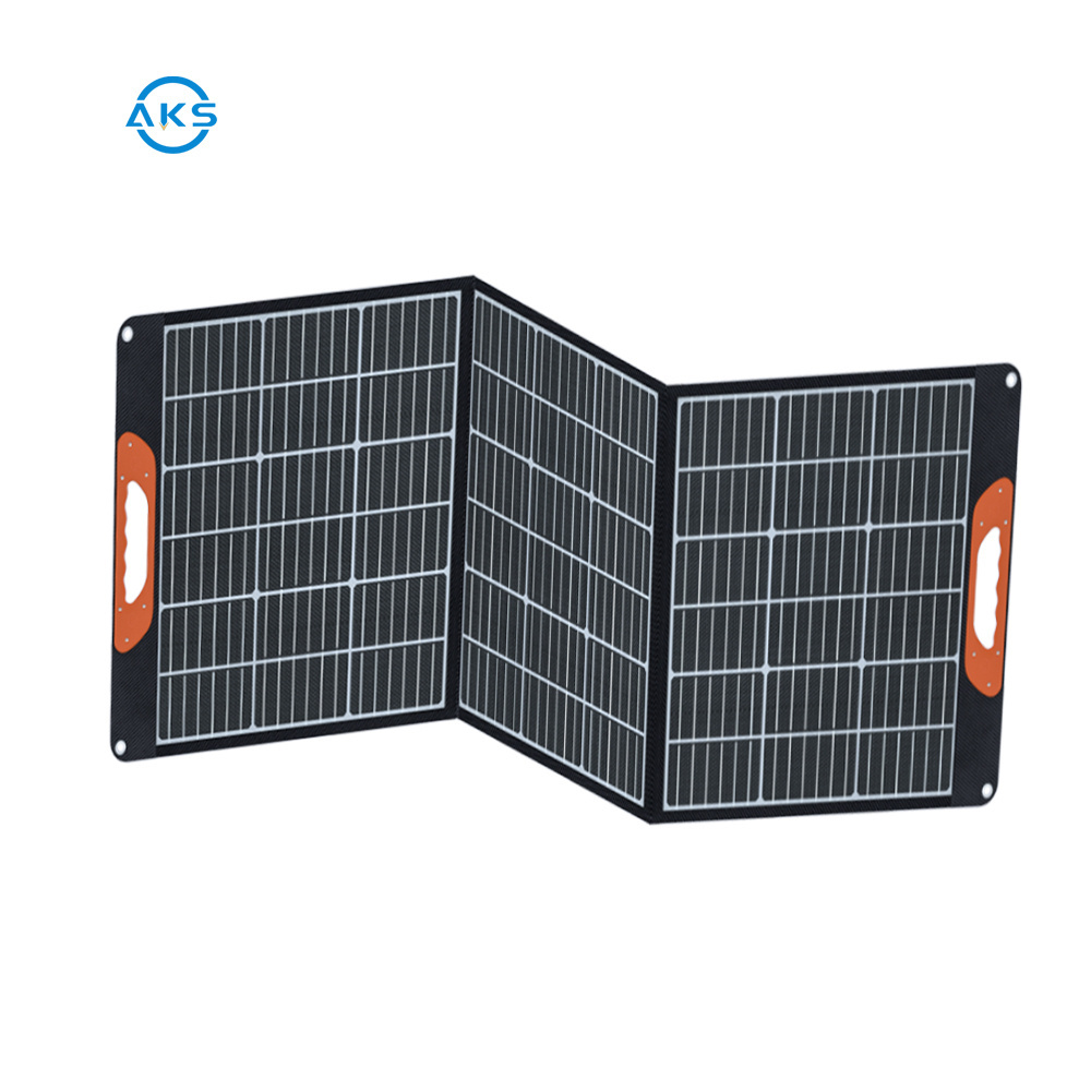 AKS Producing Outdoor 150w 200w 18V 36V Mono Portable Solar Panel Full Set Accept Customized Paneles Solares Portatil