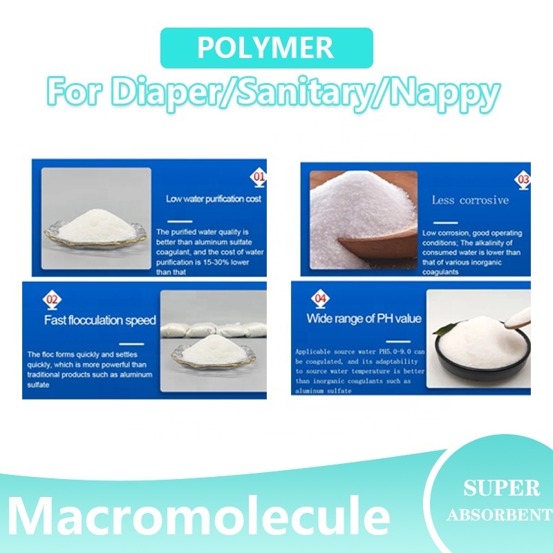 White Powder Polymer for Agriculture Potassium Polyacrylate Hydrogel for Plants Super Absorbent Water Absorbing Crystals