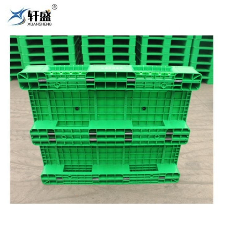 Low Price Heavy Weight Plastic Pallet 1200x1000mm Single Side Nestable Plastic Pallet