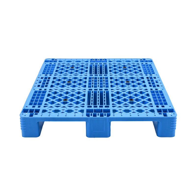 Heavy Duty Plastic Flat Nine Feet Hdpe Blue Pallet Warehouse Industry Storage Logistics Steel Pallet For Sale