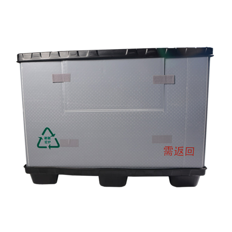 1350*1140mm Hdpe Plastic Blow Moulding Pallet And Lid Cover For Pallet Sleeve Box Container Four Way Entry