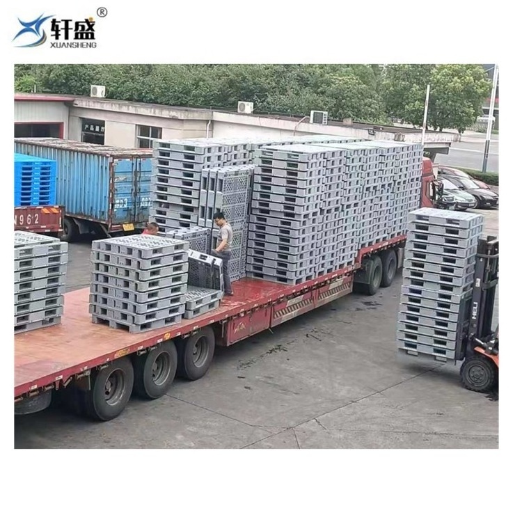 Low Price Heavy Weight Plastic Pallet 1200x1000mm Single Side Nestable Plastic Pallet