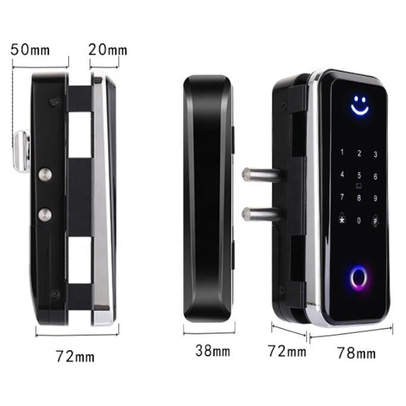 TTLock APP Keyless Digital Biometric Fingerprint Door Lock RFID Cerradura Inteligente Security Smart Door Lock