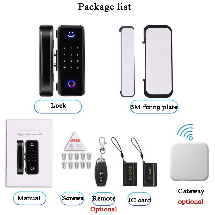 TTLock APP Keyless Digital Biometric Fingerprint Door Lock RFID Cerradura Inteligente Security Smart Door Lock