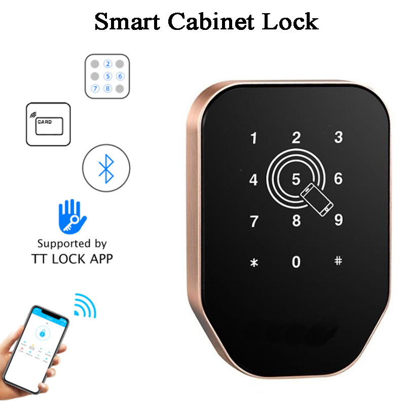 TTLOCK BLE Smart Cabinet Lock For MailBOX Market Storage GYM Digital Keypad With USB port Drawer Latch Lock