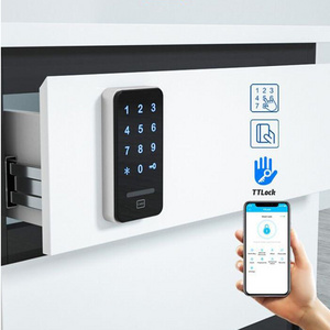 Smart Drawer Locker For Wood Cabinet Door Express Email Box Electronic Cabinet Lock Keyless Digital Password Touch Keypad Lock