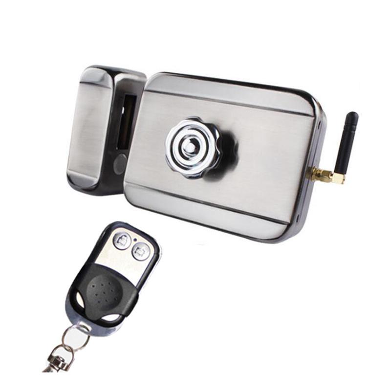 Swing Door Electronic RIM Lock Remote Control WIreless Invisible Hidden Lock Autolock Keyless Entry Smart Locks