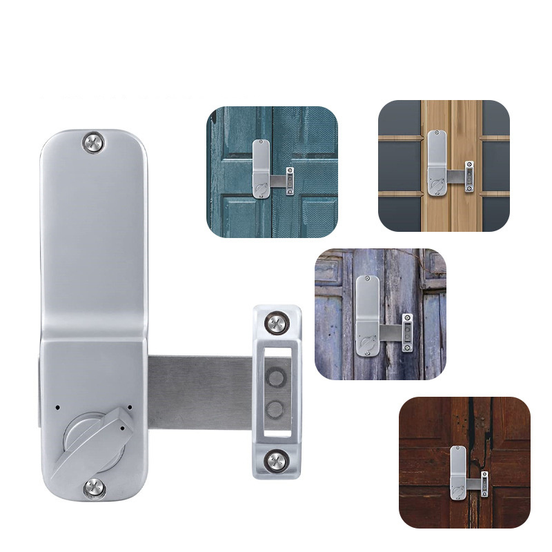 Mechanical Deadbolt Lock Aluminum Gate Lock With Keypad Outdoor Keyless Password Digital Lock For Swing Door