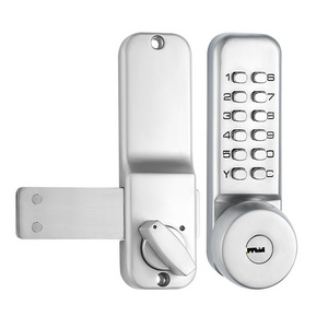 Mechanical Deadbolt Lock Aluminum Gate Lock With Keypad Outdoor Keyless Password Digital Lock For Swing Door