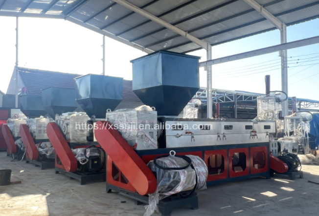 ABS pp pet pvc hdpe single-screw extruder plastic granules making recycling granulator pelletizer  pelletizing machine