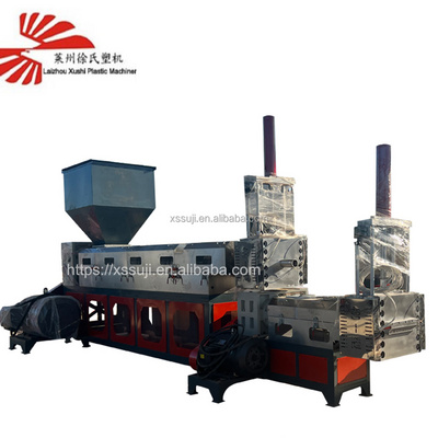 ABS pp pet pvc hdpe single-screw extruder plastic granules making recycling granulator pelletizer  pelletizing machine