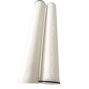 High Loading Capacity Pre-Filtration Cuno 5 Micron 40" High Flow Pleated Filter Cartridge HFU660GF020J HFU660GF060H