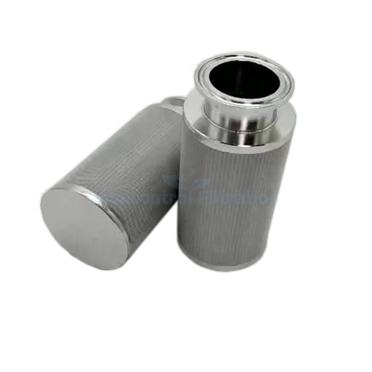 high precision filter 1 2 5 10 micron SS 304 316L sintered stainless steel porous metal sintered filter element