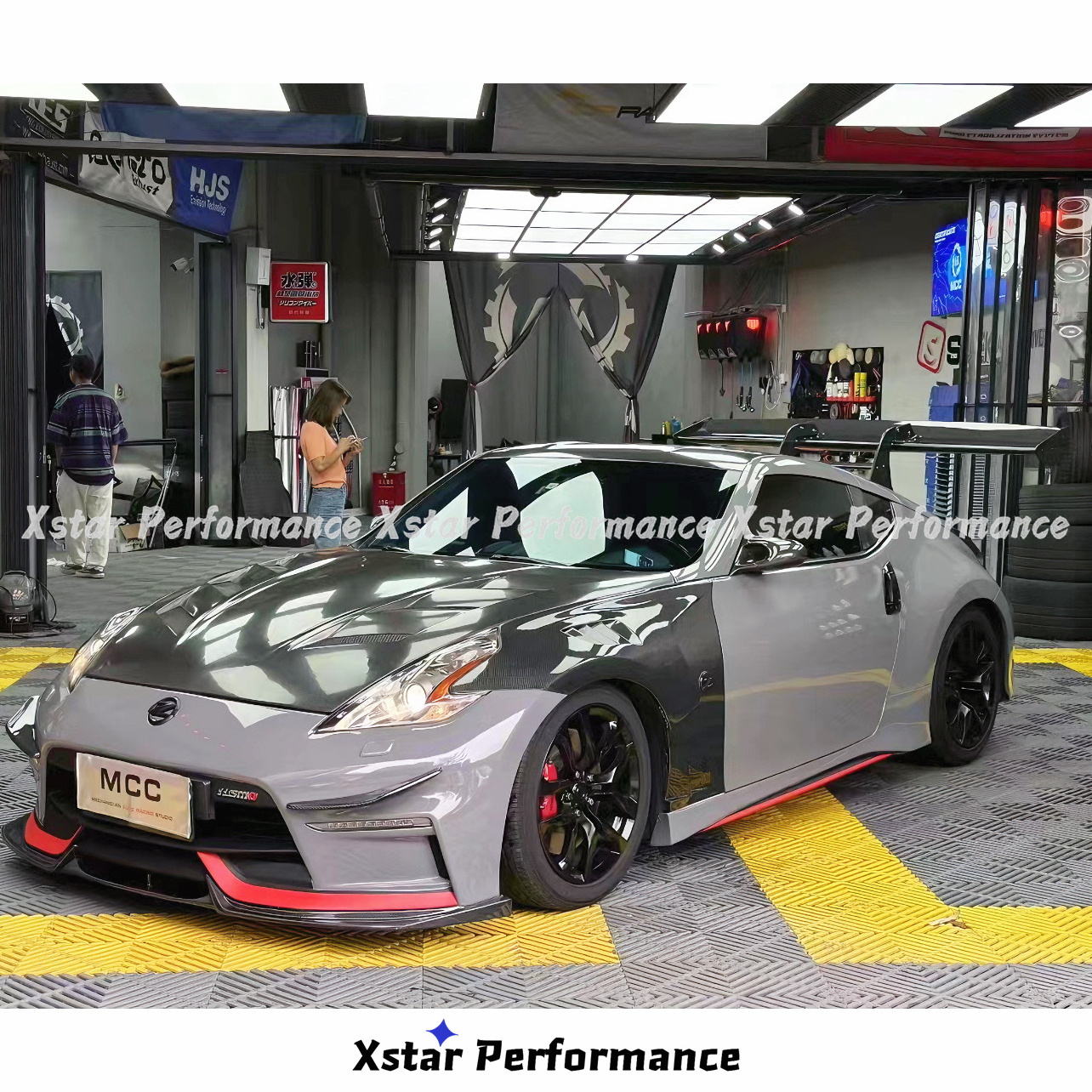 Vari Vrs Kamikaze Style Full Carbon Fiber Rear Spoiler Rear Wing For Nissan 370Z Z34