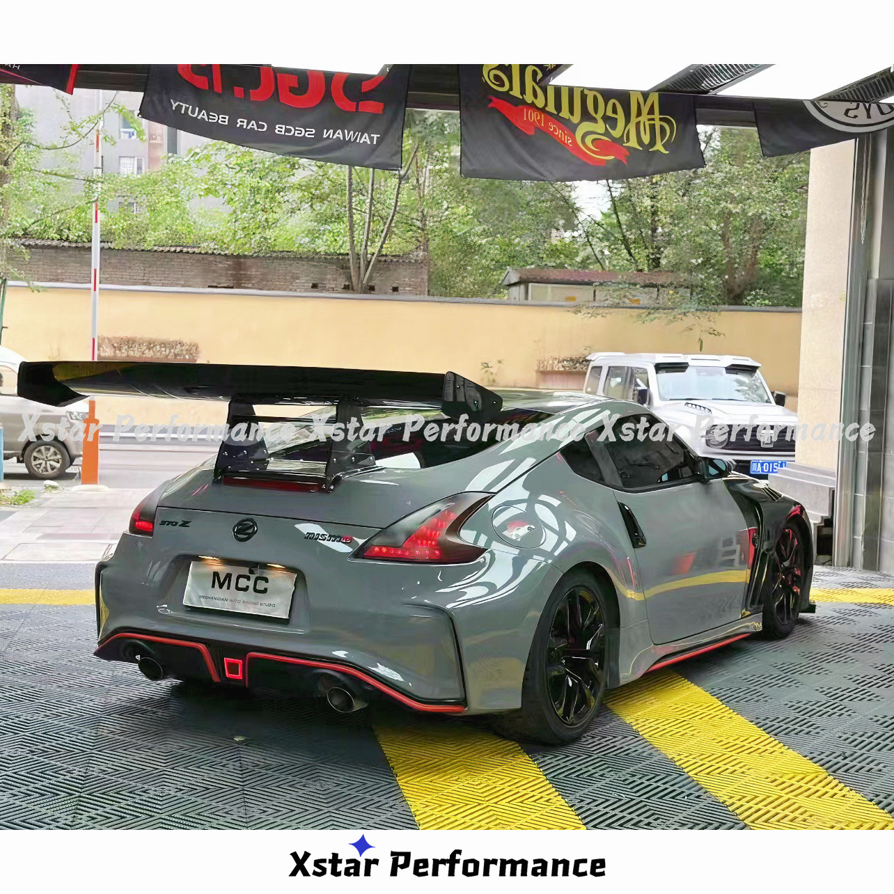 Vari Vrs Kamikaze Style Full Carbon Fiber Rear Spoiler Rear Wing For Nissan 370Z Z34